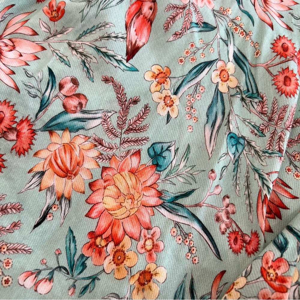 Arnhem Women’s 2 piece Flora Teal Skirt Set AUS Size 8 US Size 4Great Condition - Picture 12 of 13